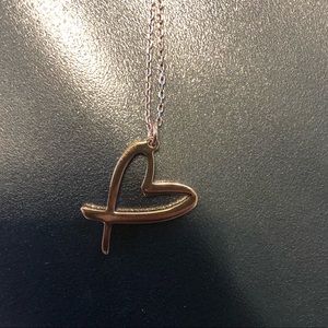Victoria’s Secret heart necklace